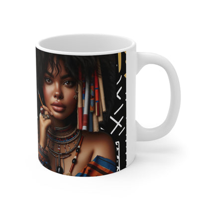 She is BEAUTIFUL Inspirational African Queen Mug - Ceramic Coffee Cups, 11oz, 15oz