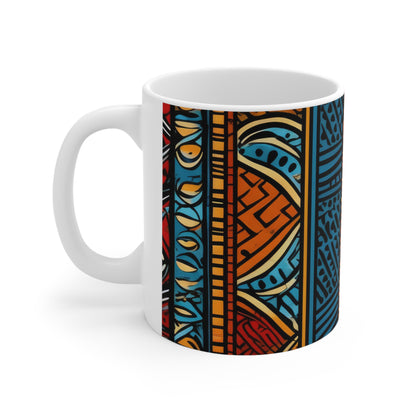 She is BRAVE: Inspirational African Queen Mug - Ceramic Coffee Cups, 11oz, 15oz